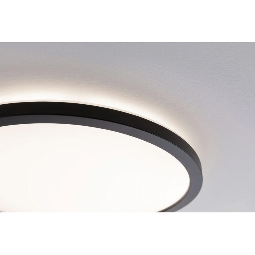 Paulmann 70998 - LED/16W Surface-mounted panel ATRIA 230V 3000K d. 29,3 cm black