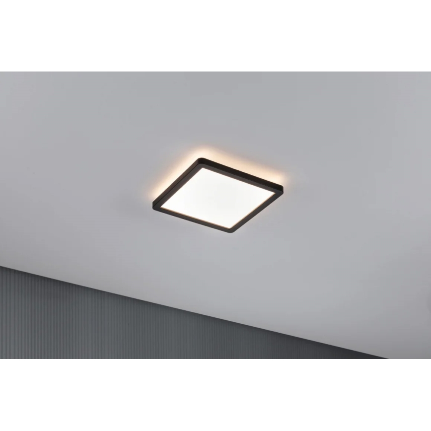 Paulmann 71000 - LED/11,2W Surface-mounted panel ATRIA 230V 3000K 19x19 cm black