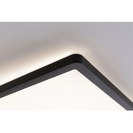 Paulmann 71001 - LED/16W Surface-mounted panel ATRIA 230V 3000K 29,3x29,3 cm black
