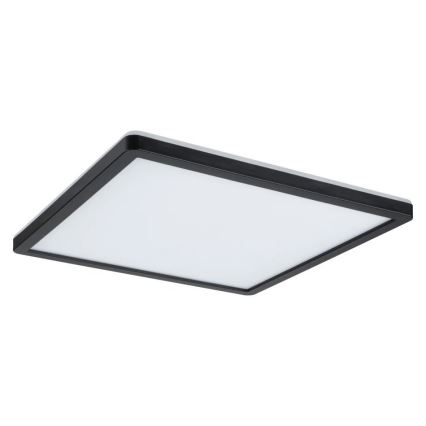 Paulmann 71001 - LED/16W Surface-mounted panel ATRIA 230V 3000K 29,3x29,3 cm black