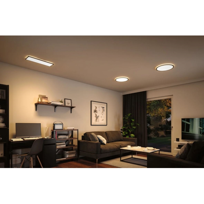 Paulmann 71002 - LED/22W Dimmable panel ATRIA 230V 3000K 42x42 cm black