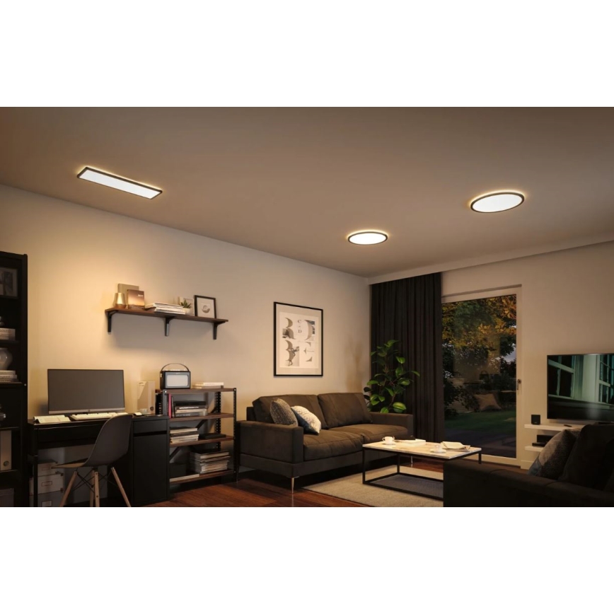 Paulmann 71003 - LED/22W Dimmable panel ATRIA 230V 3000K 20x58 cm black