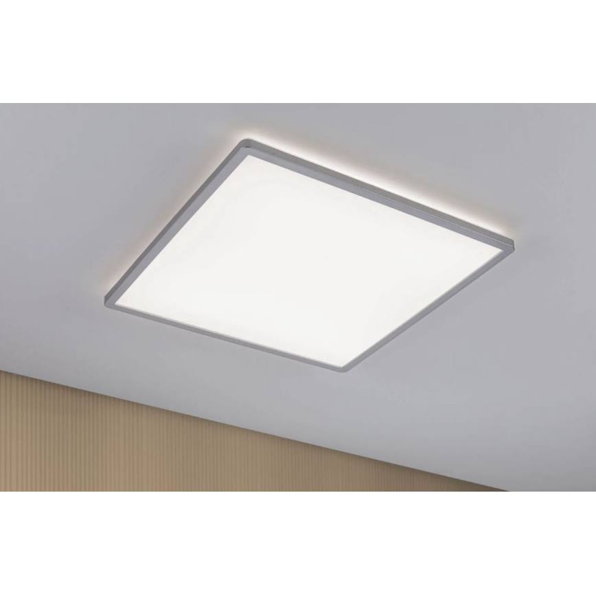 Paulmann 71009 - LED/22W Dimmable panel ATRIA 230V 4000K 42x42 cm matte chrome