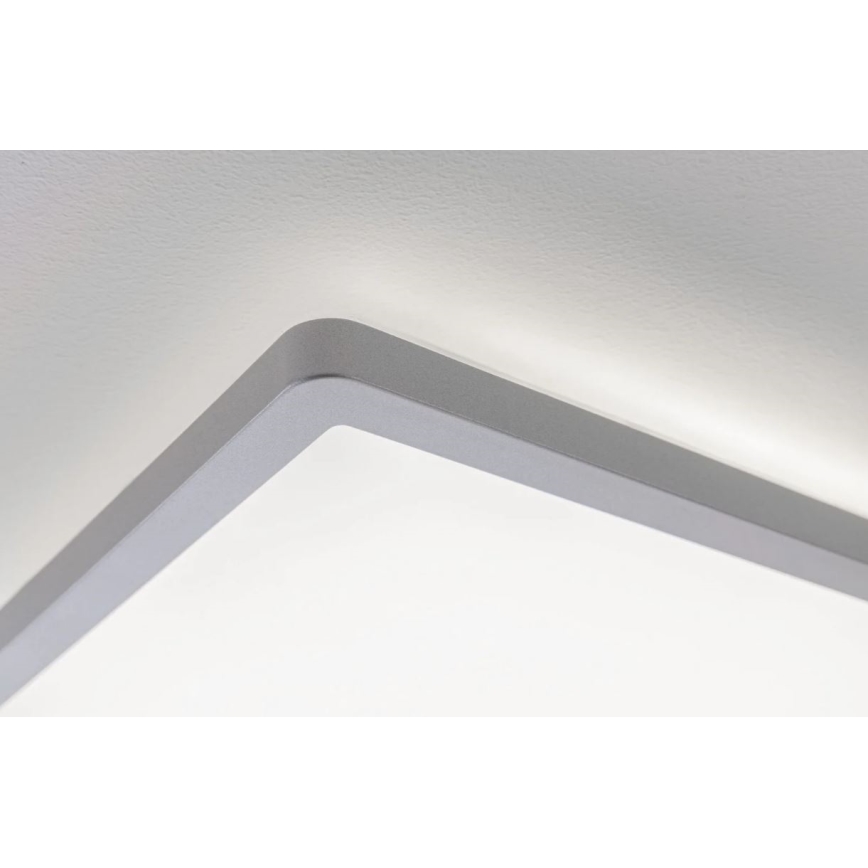 Paulmann 71009 - LED/22W Dimmable panel ATRIA 230V 4000K 42x42 cm matte chrome