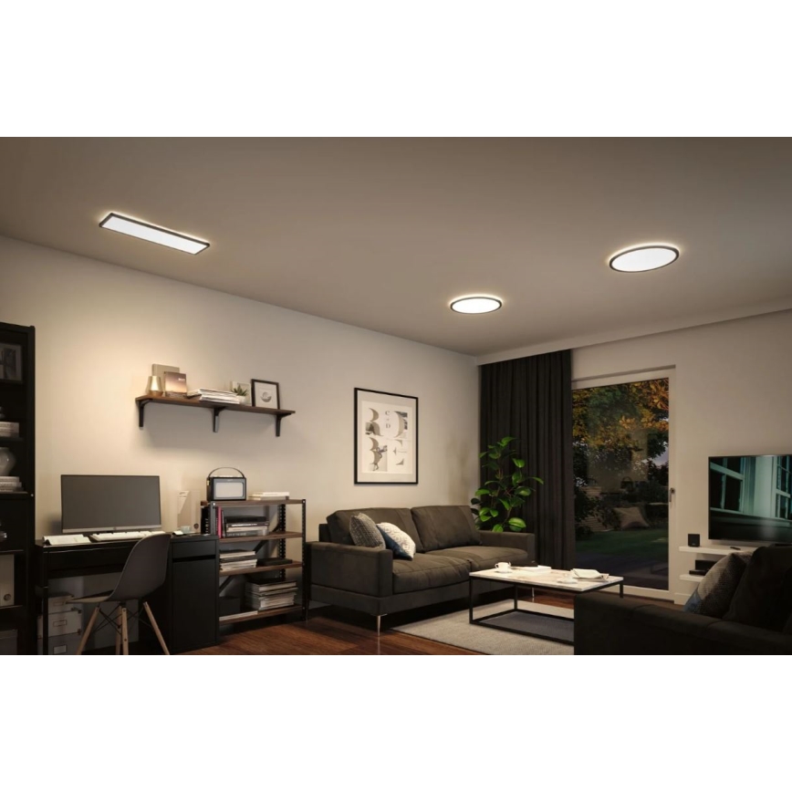 Paulmann 71016 - LED/22W Dimmable panel ATRIA 230V 4000K 42x42 cm black
