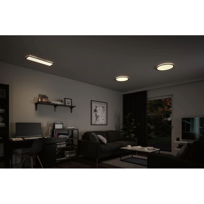 Paulmann 71016 - LED/22W Dimmable panel ATRIA 230V 4000K 42x42 cm black