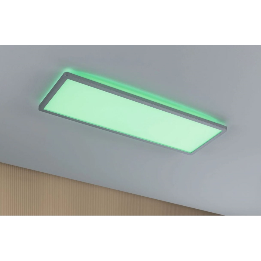 Paulmann 71020 - LED/20W RGBW Dimmable panel ATRIA 230V 4000K 20x58 cm + remote control