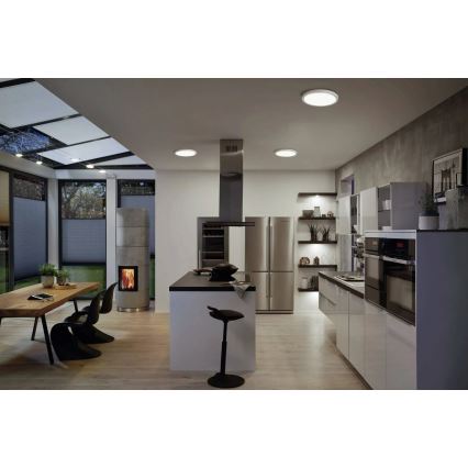 Paulmann 71023 - LED/22W Ceiling light ABIA 230V matte chrome