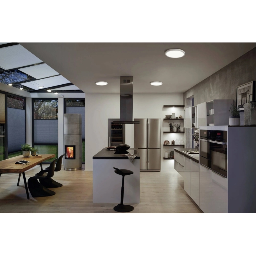 Paulmann 71023 - LED/22W Ceiling light ABIA 230V matte chrome