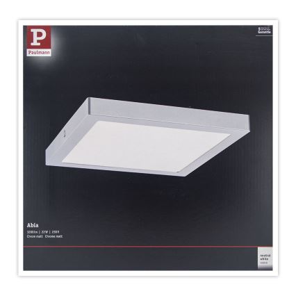Paulmann 71024 - LED/22W Ceiling light ABIA 230V matte chrome