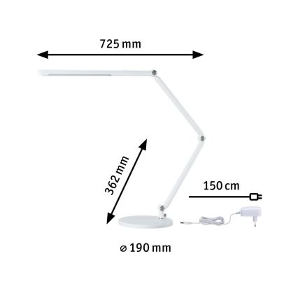 Paulmann 78911 - LED/10,6W Dimmable table lamp FLEXBAR 230V 3000/4000/6500K