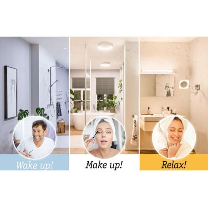 Paulmann 78923 - LED/13W IP44 Dimmable bathroom ceiling light AVIAR 230V