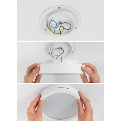 Paulmann 78923 - LED/13W IP44 Dimmable bathroom ceiling light AVIAR 230V
