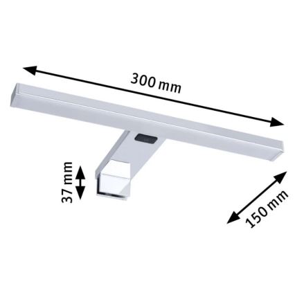 Paulmann 78950 - LED/3,7W IP44 Bathroom mirror lighting SELO 2700-6500K 230V