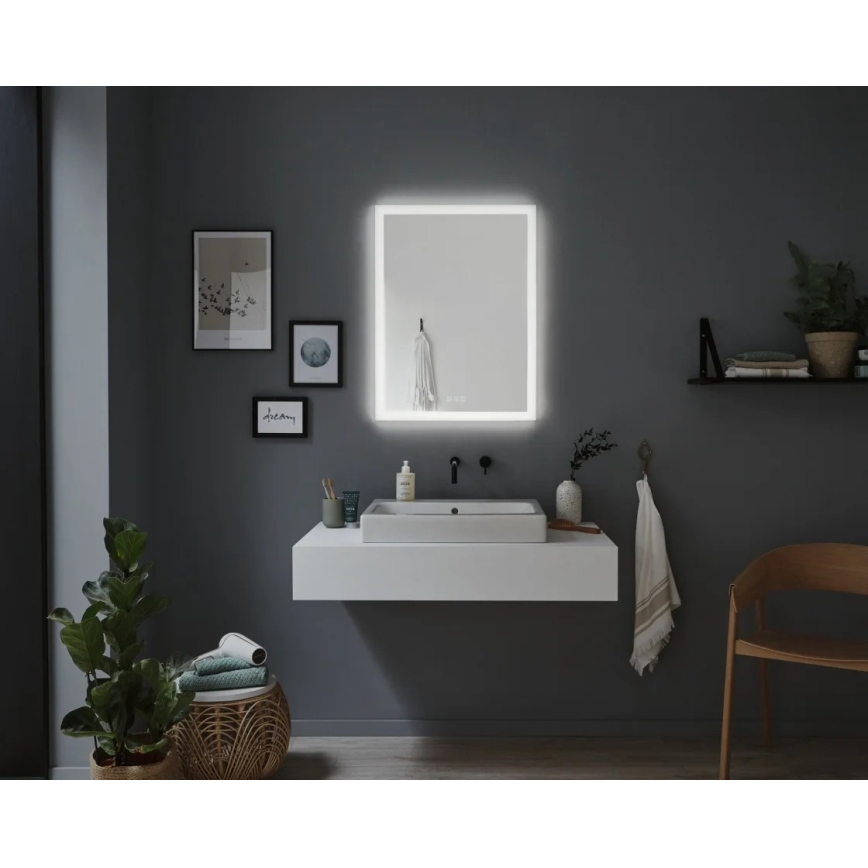 Paulmann 78951 - LED/22W IP44 Dimmable bathroom heated mirror with a backlight 230V