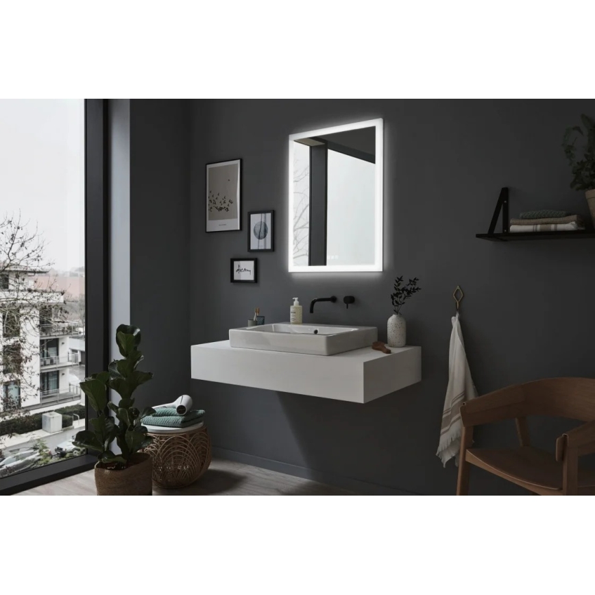 Paulmann 78951 - LED/22W IP44 Dimmable bathroom heated mirror with a backlight 230V