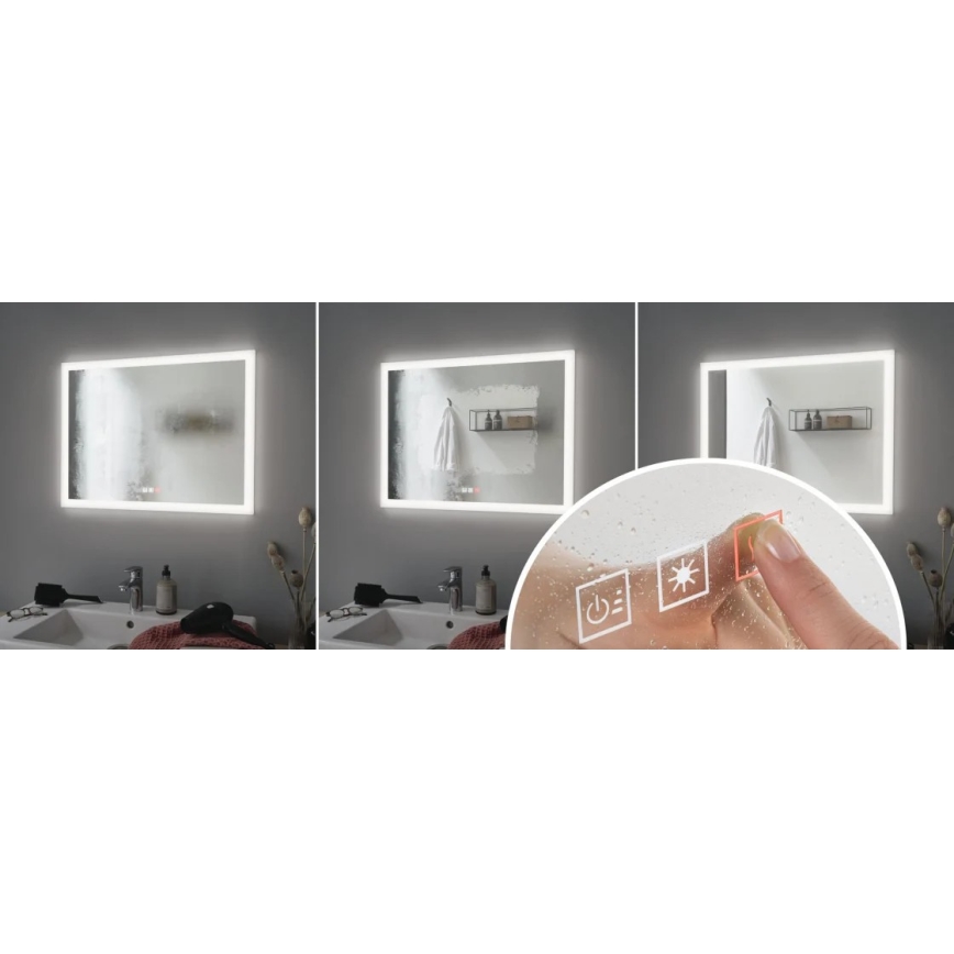 Paulmann 78951 - LED/22W IP44 Dimmable bathroom heated mirror with a backlight 230V
