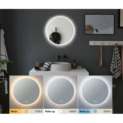 Paulmann 78952- LED/21W IP44 Dimmable bathroom heated backlit mirror MIRA 230V