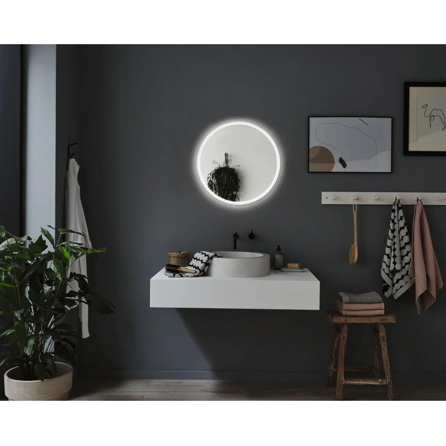 Paulmann 78952- LED/21W IP44 Dimmable bathroom heated backlit mirror MIRA 230V