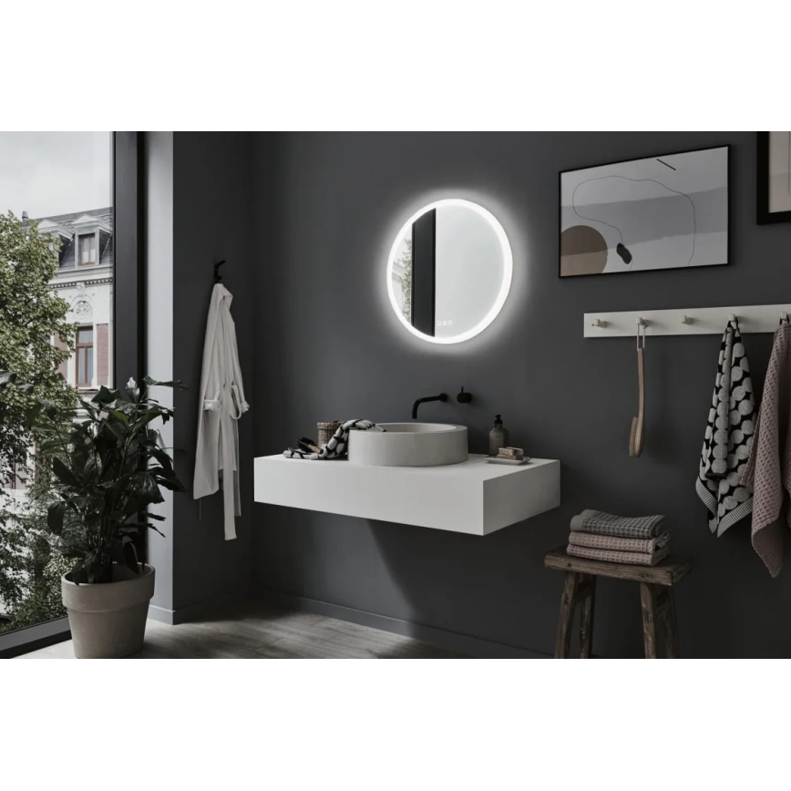 Paulmann 78952- LED/21W IP44 Dimmable bathroom heated backlit mirror MIRA 230V