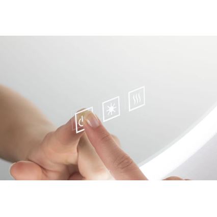 Paulmann 78952- LED/21W IP44 Dimmable bathroom heated backlit mirror MIRA 230V