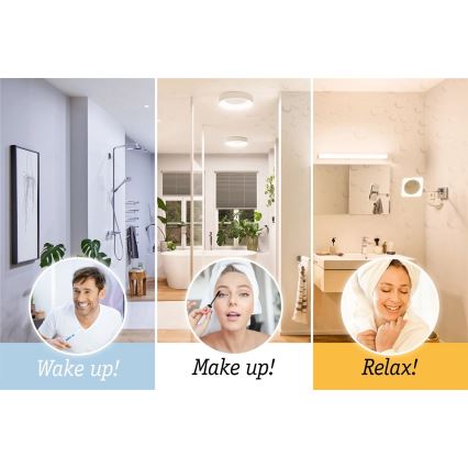 Paulmann 78952- LED/21W IP44 Dimmable bathroom heated backlit mirror MIRA 230V