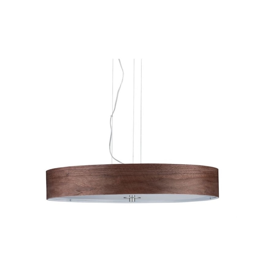 Paulmann 79686 - 3xE27/20W Chandelier on a string NEORDIC LISKA 230V walnut