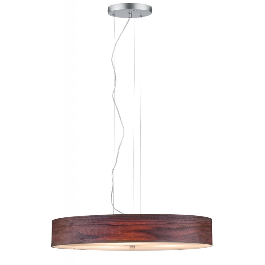 Paulmann 79686 - 3xE27/20W Chandelier on a string NEORDIC LISKA 230V walnut