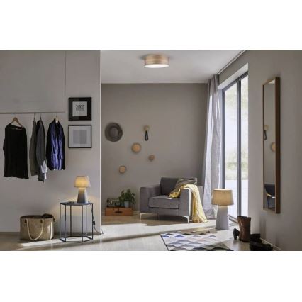 Paulmann 79687 - 3xE27/20W Ceiling light NEORDIC LISKA 230V walnut