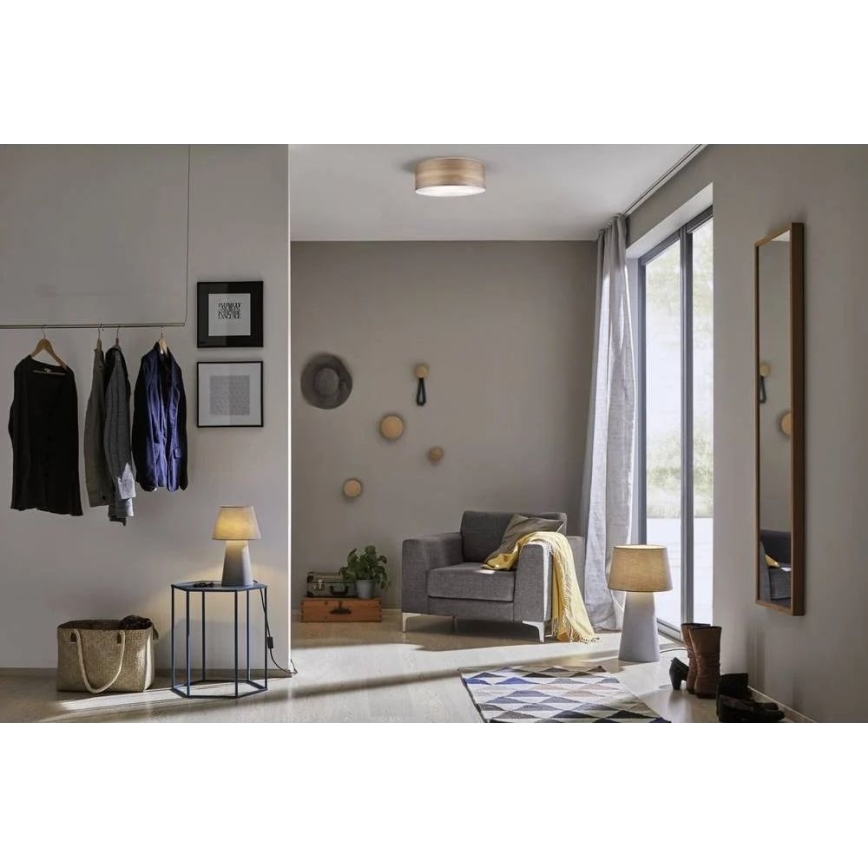 Paulmann 79687 - 3xE27/20W Ceiling light NEORDIC LISKA 230V walnut