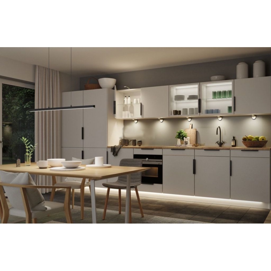Paulmann 79693 - LED/42W Dimmable chandelier on a string LENTO 230V black