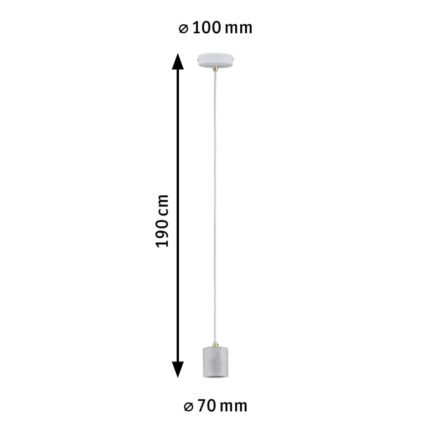 Paulmann 79750 - 1xE27/20W Chandelier on a string NORDIN 230V