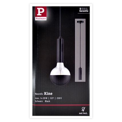 Paulmann 79757 - Chandelier on a string NEORDIC 1xE27/20W/230V
