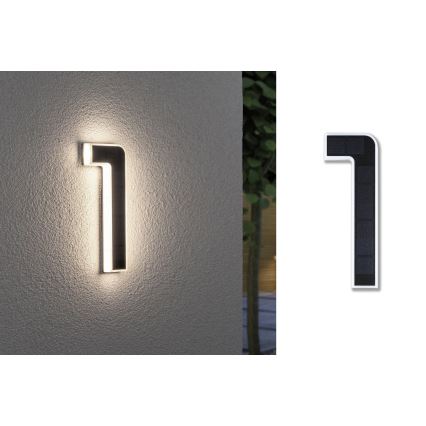 Paulmann 79842 - LED/0,2W IP44 Solar house number 1,2V