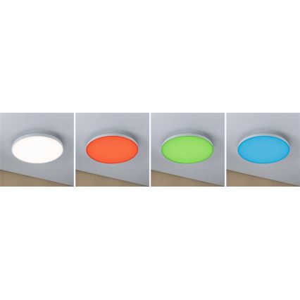 Paulmann 79897 - LED RGBW/22W Dimmable ceiling light SMART VELORA 230V