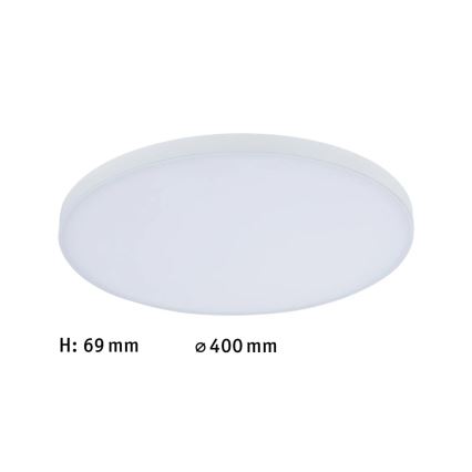 Paulmann 79897 - LED RGBW/22W Dimmable ceiling light SMART VELORA 230V