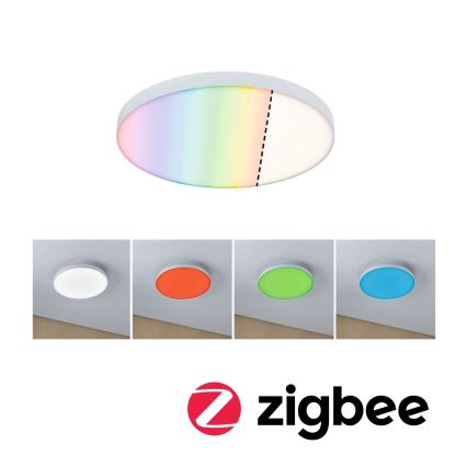 Paulmann 79899 - LED RGBW/16,5W Dimmable ceiling light SMART VELORA 230V
