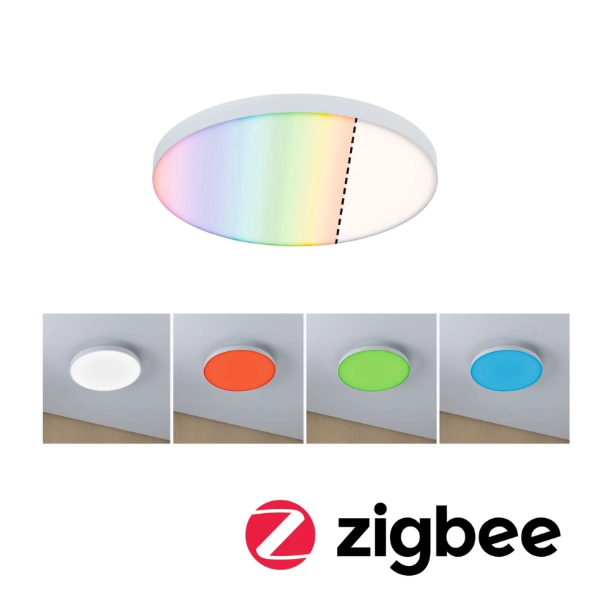 Paulmann 79899 - LED RGBW/16,5W Dimmable ceiling light SMART VELORA 230V