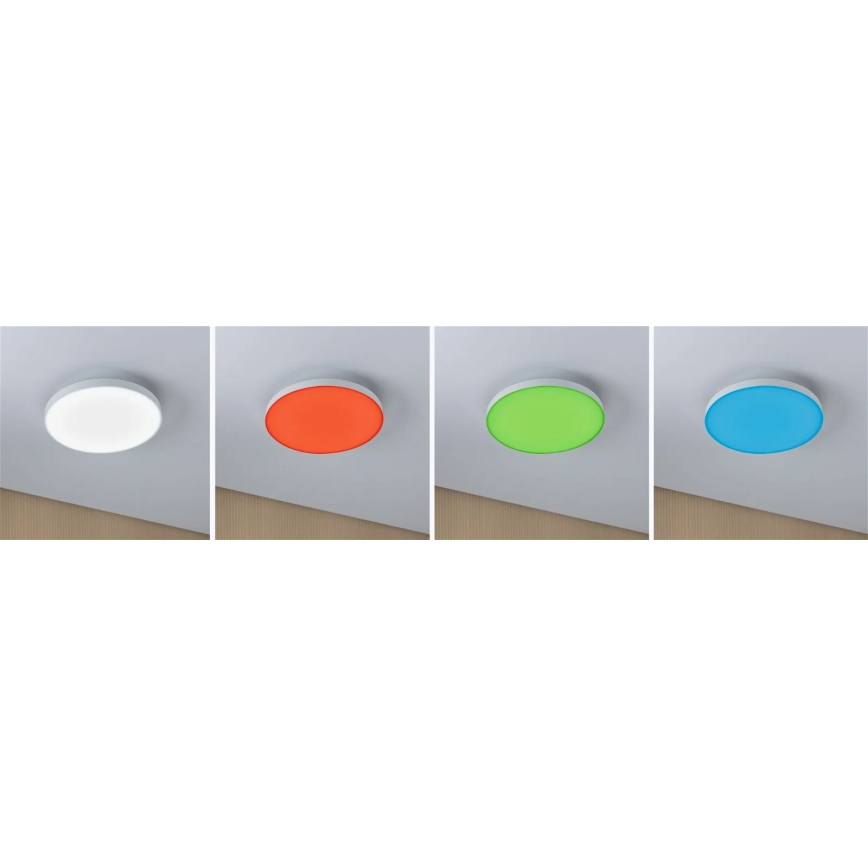 Paulmann 79899 - LED RGBW/16,5W Dimmable ceiling light SMART VELORA 230V