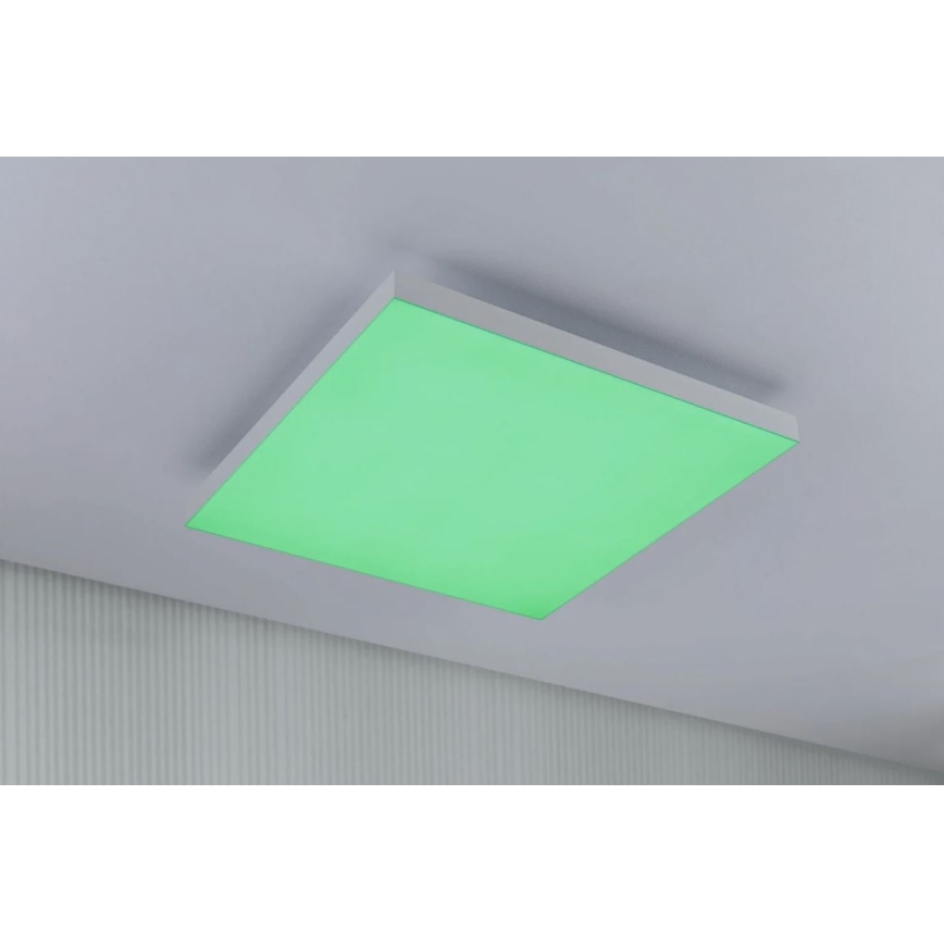 Paulmann 79905 - LED/19W RGBW Dimmable ceiling light VELORA 230V 3000-6500K + remote control