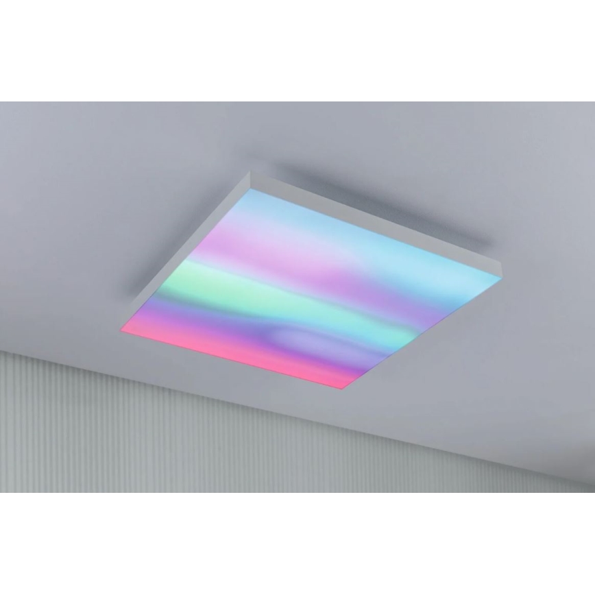 Paulmann 79905 - LED/19W RGBW Dimmable ceiling light VELORA 230V 3000-6500K + remote control
