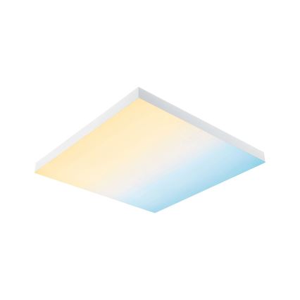 Paulmann 79910 - LORIA LED 31 W RGBW Dimmable Ceiling Light, 230 V, 3000–6500 K, 59.5 x 59.5 cm, White – incl. Remote Control