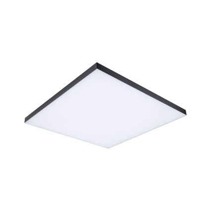 Paulmann 79913 - LORIA LED 31W RGBW Dimmable Ceiling Light, 230 V, 3000–6500 K, 59.5 x 59.5 cm, Black + Remote Control