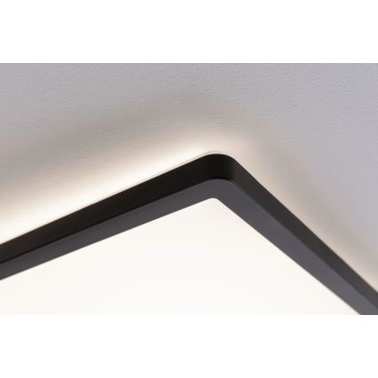 Paulmann 79921 - LED/16W Dimmable Panel ATRIA 230V 3000K 29.3x29.3 cm Black