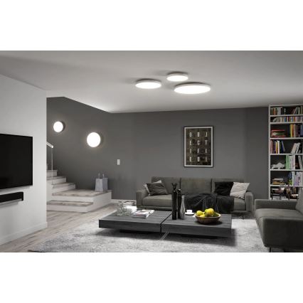 Paulmann 79928 - LED/22W Dimmable Ceiling Light LORIA 230V 2700-6500K Ø 40 cm White