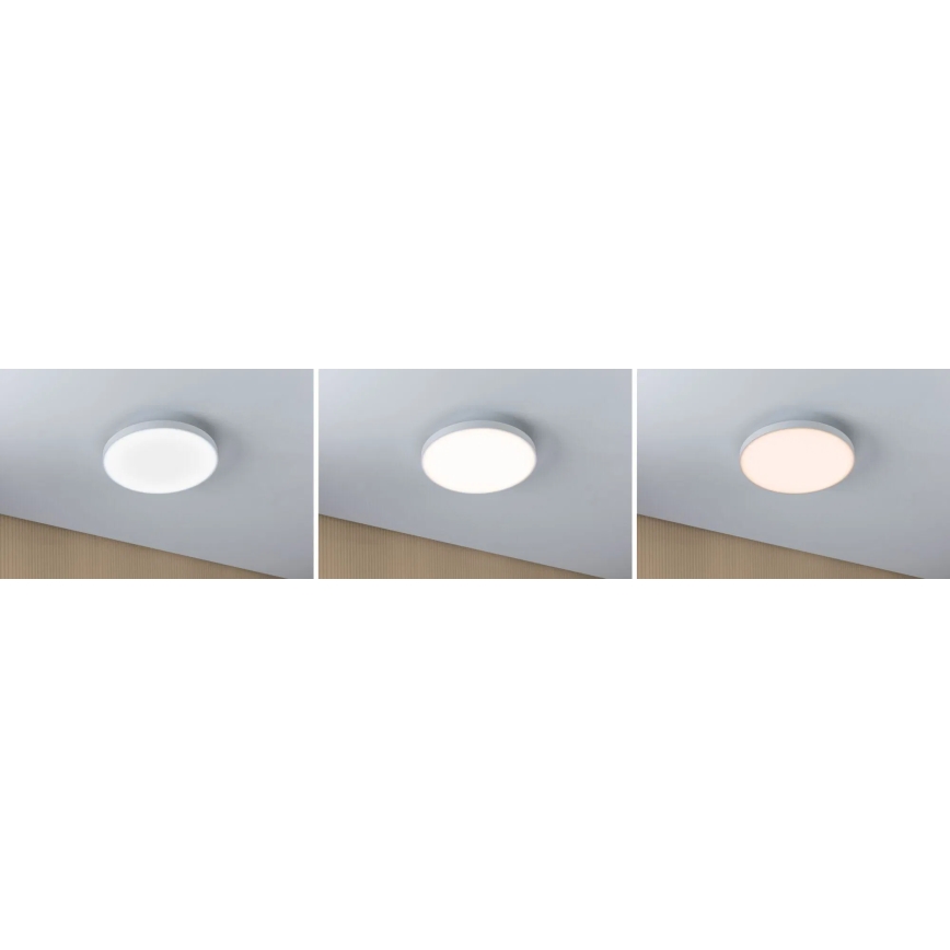 Paulmann 79931 - LORIA LED Dimmable Ceiling Light, 16.5W, IP44, 230V, 2700-6500K