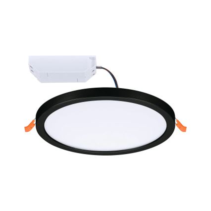 Paulmann 79965 - LED/13W IP44 Dimmable Bathroom Recessed Downlight AREO 230V Ø 17.5 cm Black