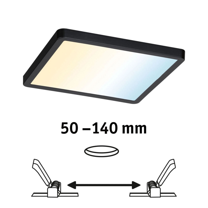 Paulmann 79966 - LED/13W IP44 Dimmable Bathroom Recessed Ceiling Light VARIFIT AREO 230V 3000-6500K