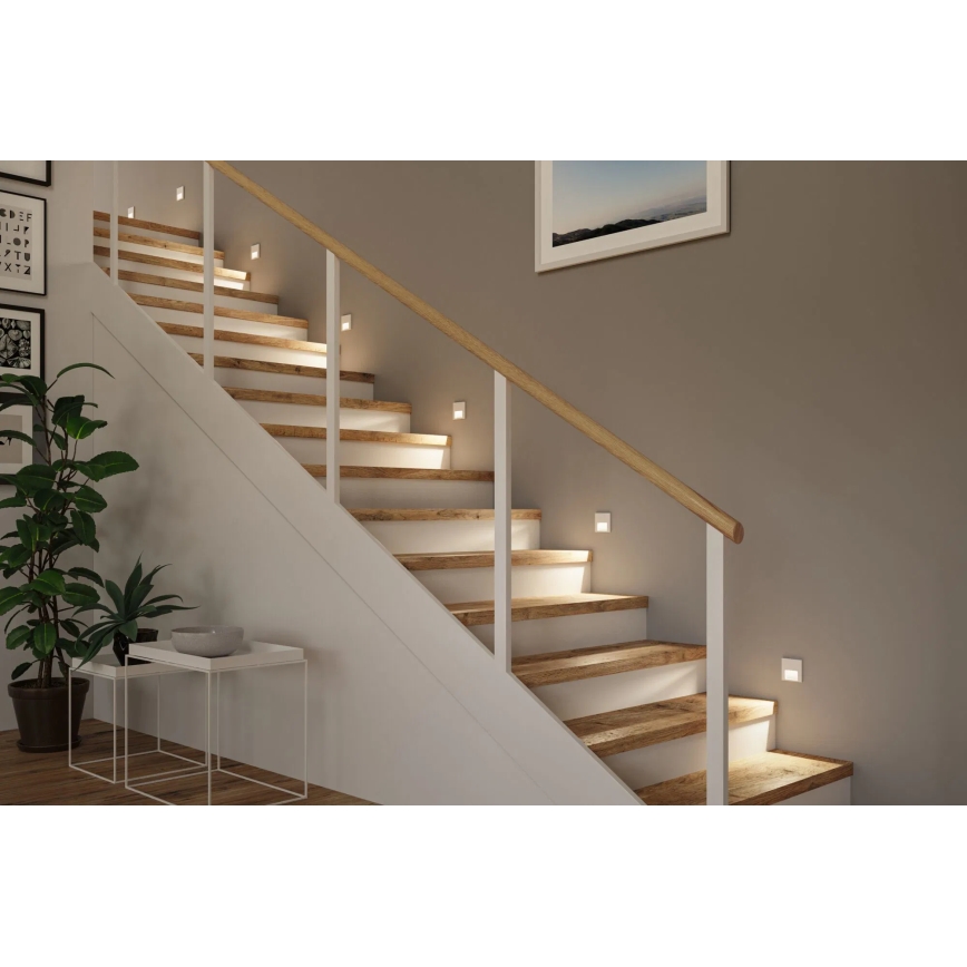 Paulmann 79999 - LED/1W Staircase light TSARO 230V Follow/white