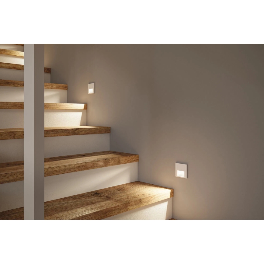 Paulmann 79999 - LED/1W Staircase light TSARO 230V Follow/white